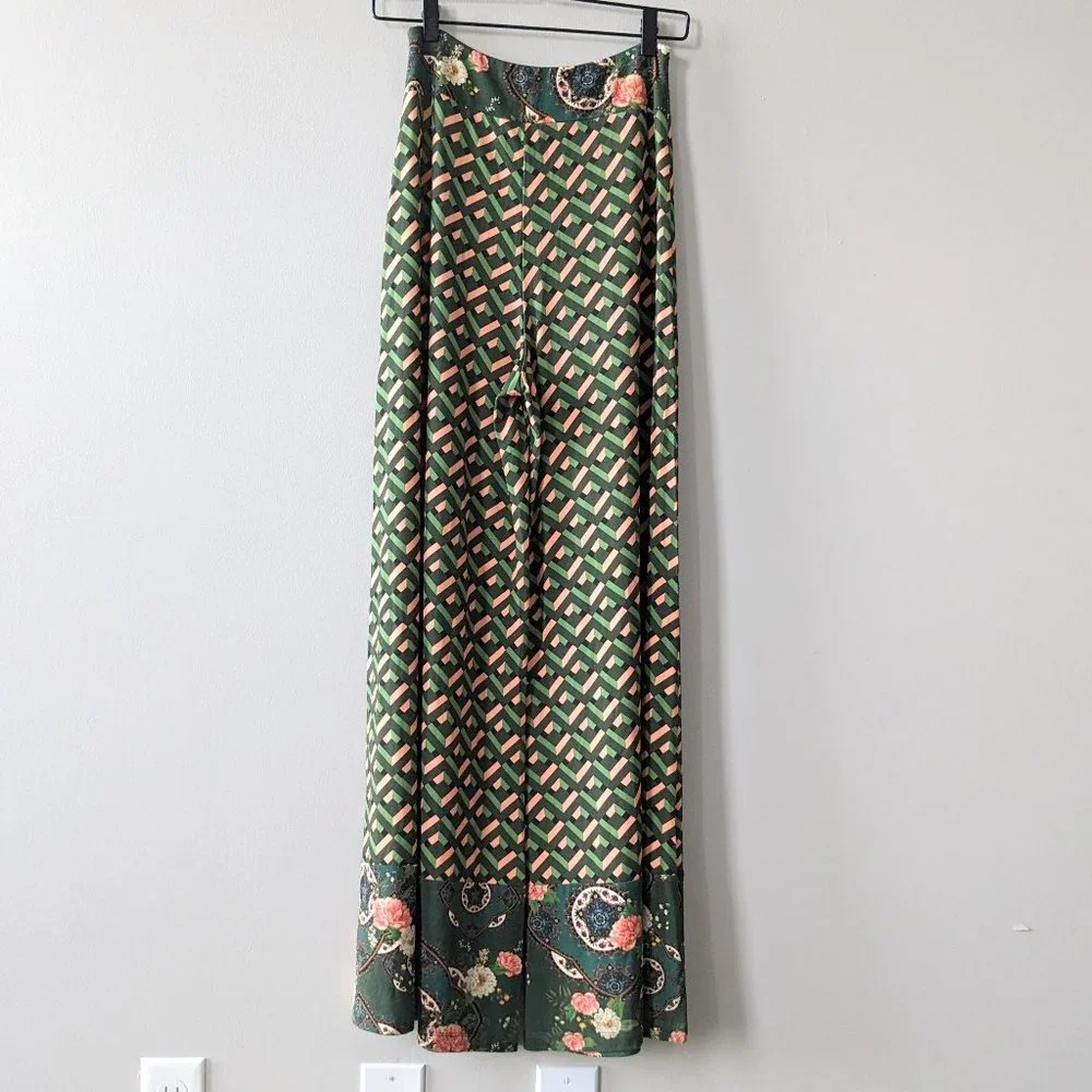 Farm Rio for Anthropologie Wide Leg Printed Pants - Picture 3 of 8